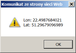 Współrzędne punktu